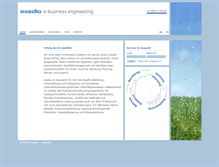 Tablet Screenshot of exedio.com